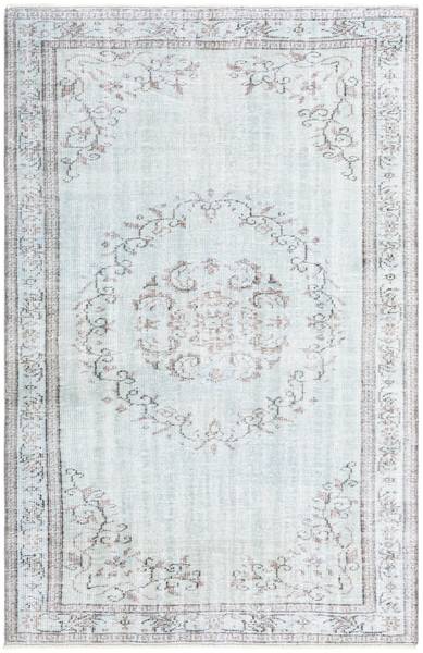 Teppich Ultra Vintage CLVI Blau - Wolle - 163 x 1 x 257 cm