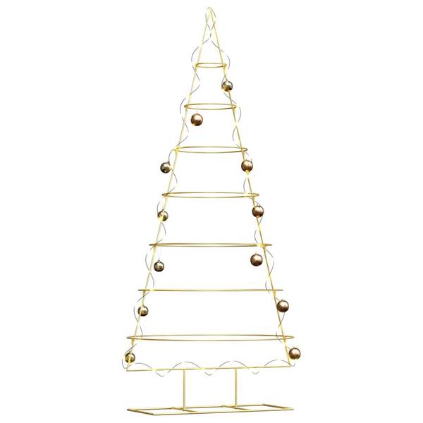 Metall Weihnachtsbaum 3031926 Gold - 85 x 210 x 95 cm