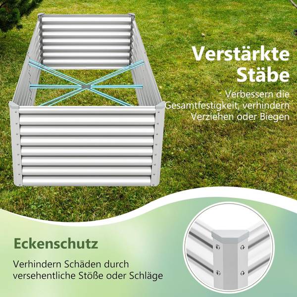 Hochbeet SF6400 Silber