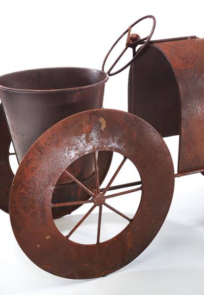 Blumenständer TRACTORPLANT Braun - Metall - 16 x 25 x 40 cm