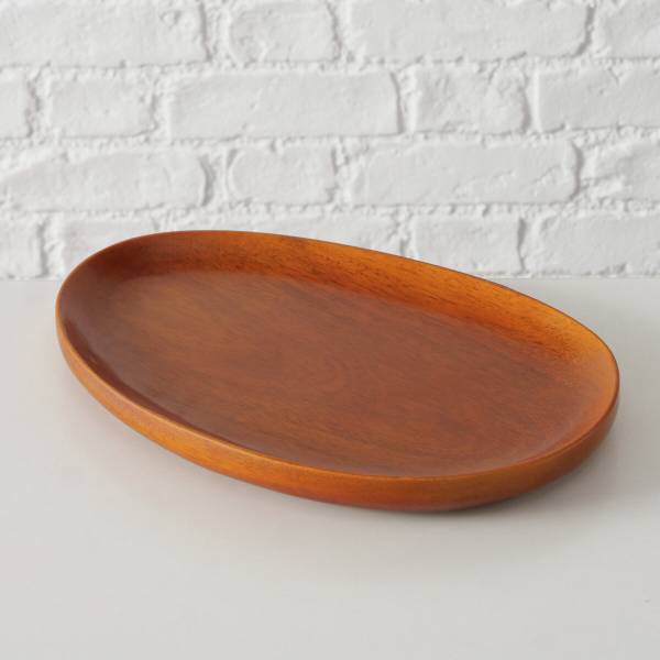 Tabletts TORIN 2er Set Orange - Massivholz - 29 x 3 x 41 cm