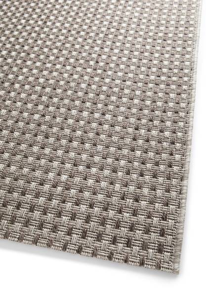 Indoor-Outdoor-Teppich PIENZA Grau - Textil - 140 x 200 x 140 cm
