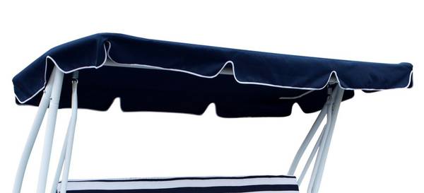 Dachplane für Hollywoodschaukel MIAMI Blau