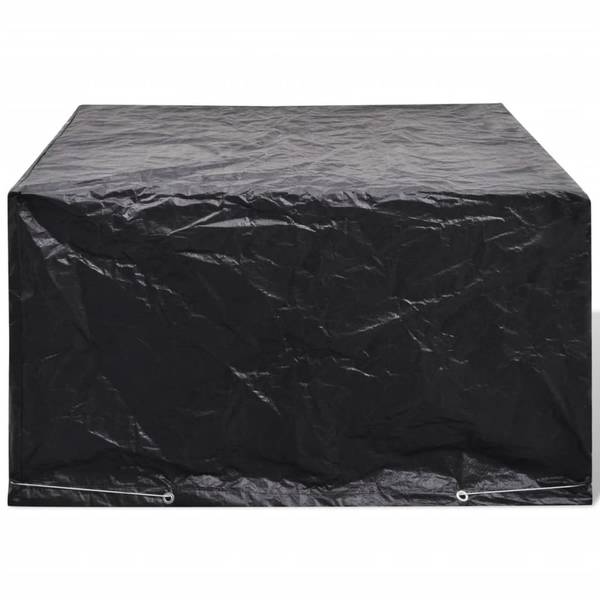 Gartenmöbel Abdeckung 3028506-2(2er Set) Schwarz - Aluminium - Polyethylen - 113 x 73 x 172 cm
