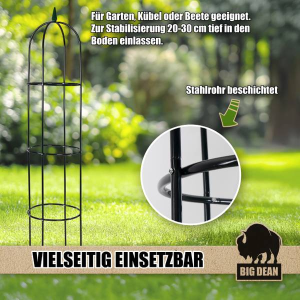 Rankhilfe 1000578 Grün - Metall - 38 x 193 x 193 cm