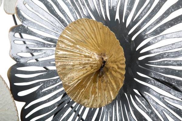 Wanddekoration Marine Metall - 9 x 64 x 143 cm