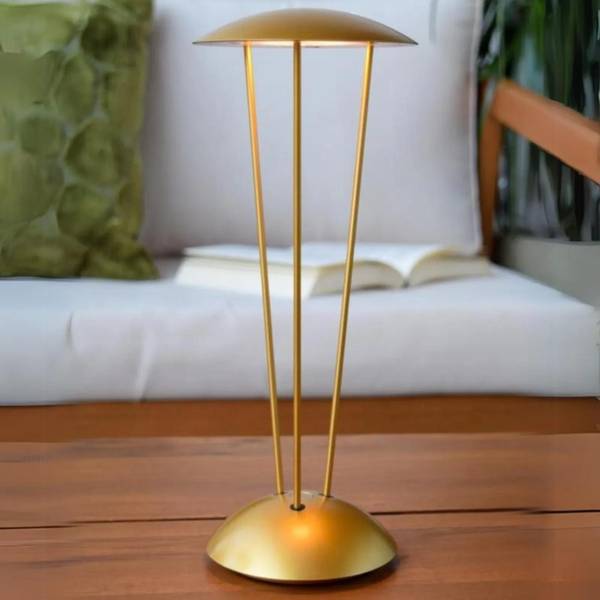 Tischlampe RENEE Messing - Aluminium - 13 x 31 x 13 cm