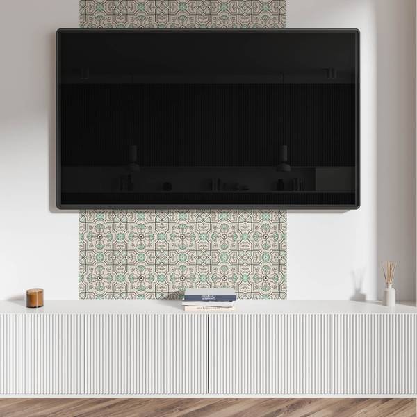 Vinylfliese GeomMotive 20er-Set 20 x 20 cm