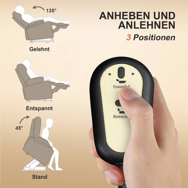 Relaxsessel 713-197V90BG Beige