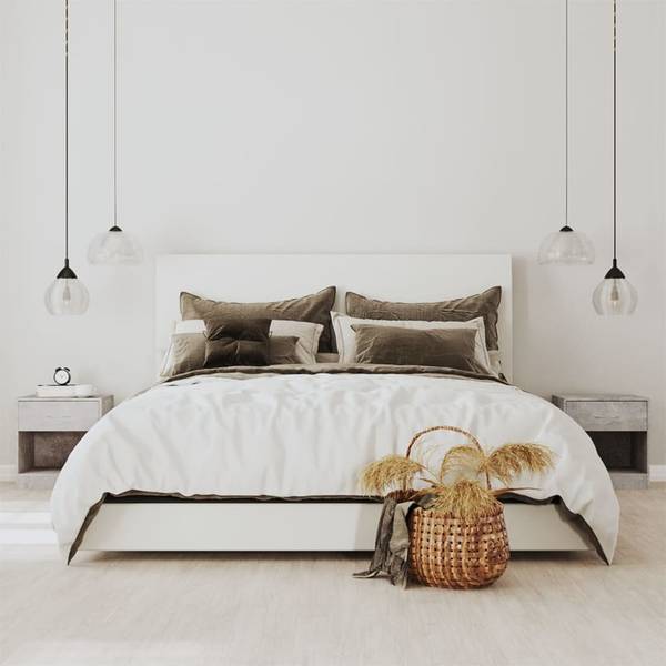 Nachttische 2er Set W144 Platingrau