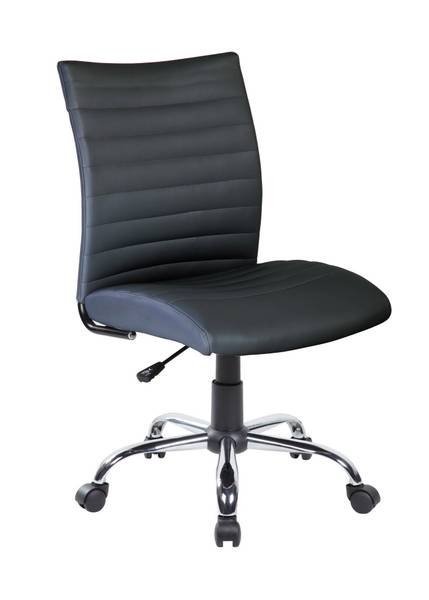 Stuhl mit Rädern Newcastle Schwarz