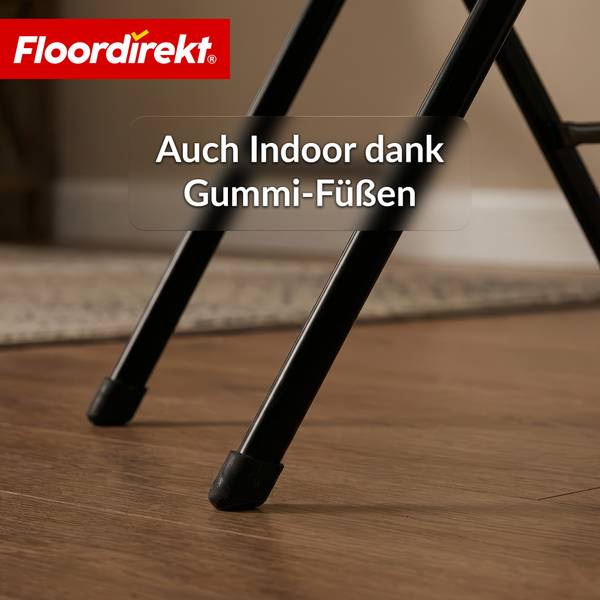 Klapptisch Toyama Braun - Kunststoff - 60 x 74 x 60 cm
