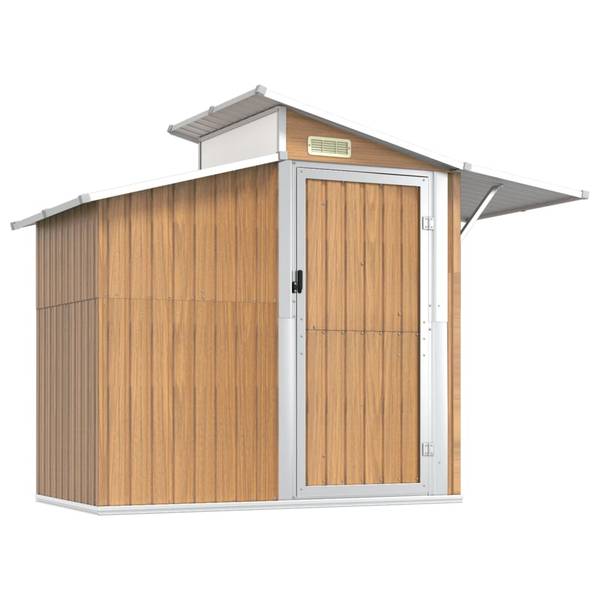 Geräteschuppen 3006855 Braun - Stahl - 270 x 208 x 130 cm