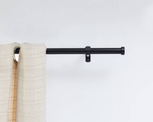 Gardinenstange 125-240 cm Schwarz