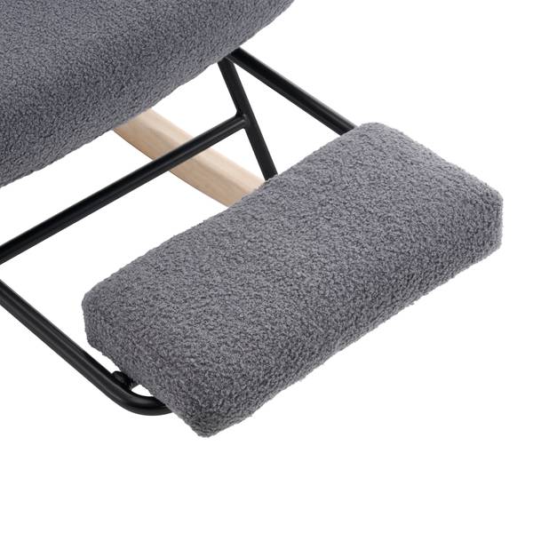 Relaxliege ZY-033 Grau - Webstoff - 68 x 91 x 88 cm