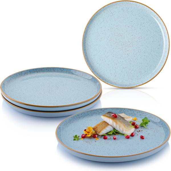 Speiseteller Rio - 4 teilig Blau