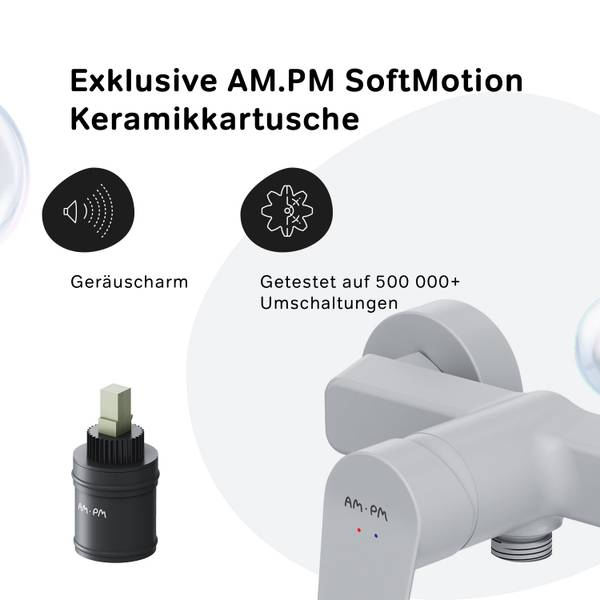 AM.PM Duscharmatur Wasserhahn Bad Weiß