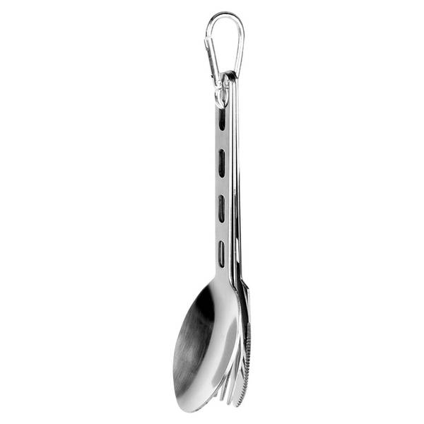 Reisebesteck 3-tlg. Set 139807 Silber - Edelstahl - 8 x 3 x 22 cm