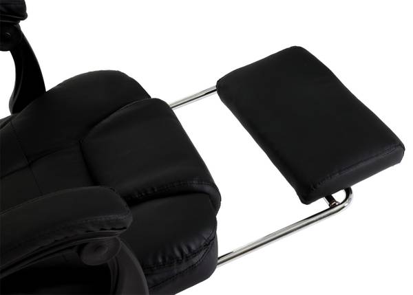 Chaise de bureau M80 Noir - Cuir synthétique - 63 x 110 x 103 cm