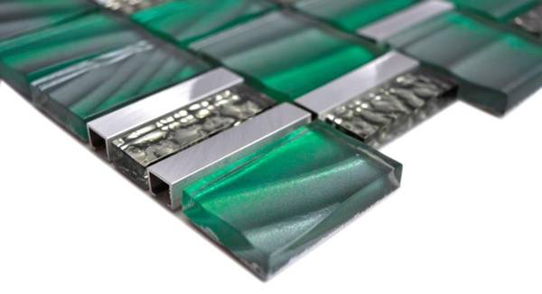 Mosaikfliesen 88-0005 Grau - Glas - 30 x 30 x 30 cm