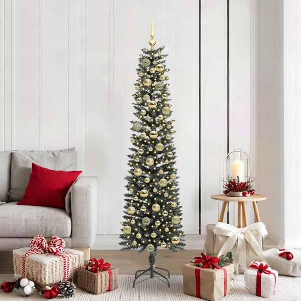 Künstlicher Weihnachtsbaum  3395944 Grün - Stahl - PVC - 51 x 180 x 51 cm