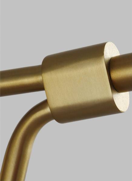 Wandlampe LILAFERA Schwarz - Messing - Graumetallic - Weiß