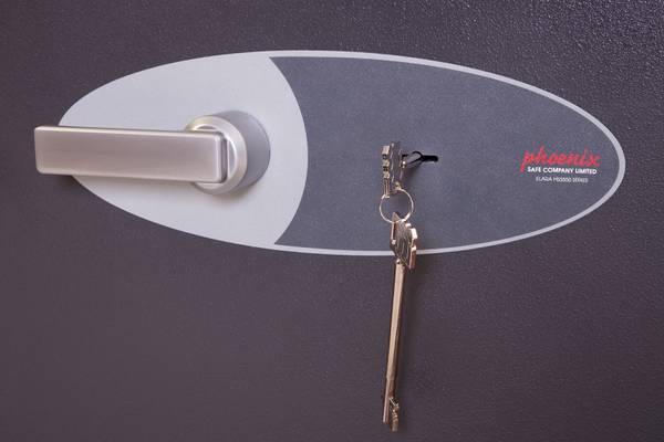 Sicherheitstresor HS3551K Grau - Stahl - 52 x 55 x 50 cm