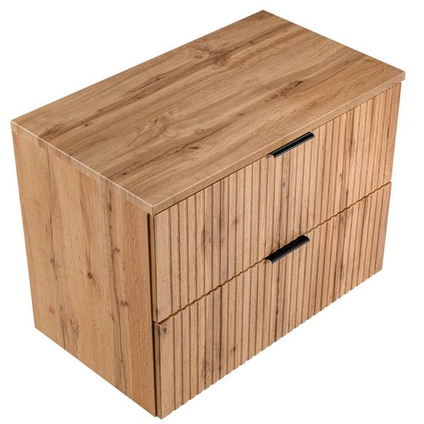 Badmöbel-Set ADELAIDE-56-108 4er-Set Braun - Holzwerkstoff - 180 x 200 x 47 cm