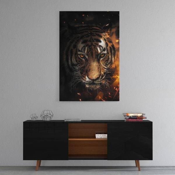 Leinwandbild Tiger Sparkles 40 x 60 cm