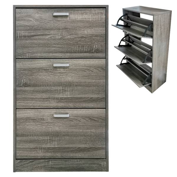 Schuhschrank JUNZEA02G-BRUIN Braun - Graubraun