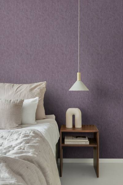 Tapete 131416 Violett - Papier - 50 x 900 x 50 cm