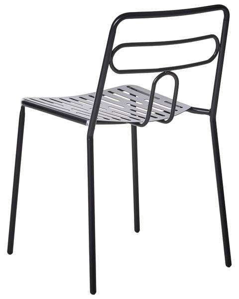 Chaise de jardin AGEROLA Noir