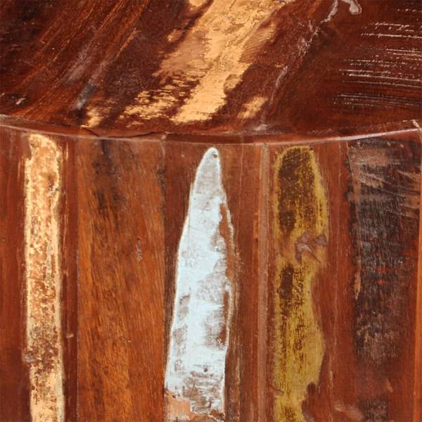 Couchtisch Altholz Rund Braun - Holzwerkstoff - 20 x 38 x 70 cm