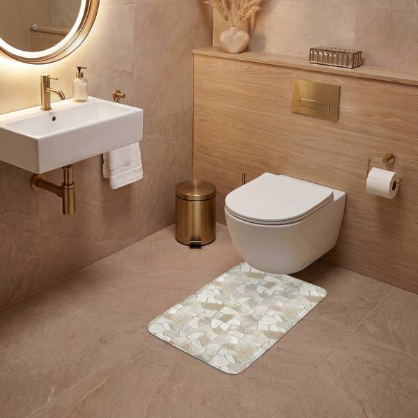 WC-TEPPICH Steine 40 x 60 cm