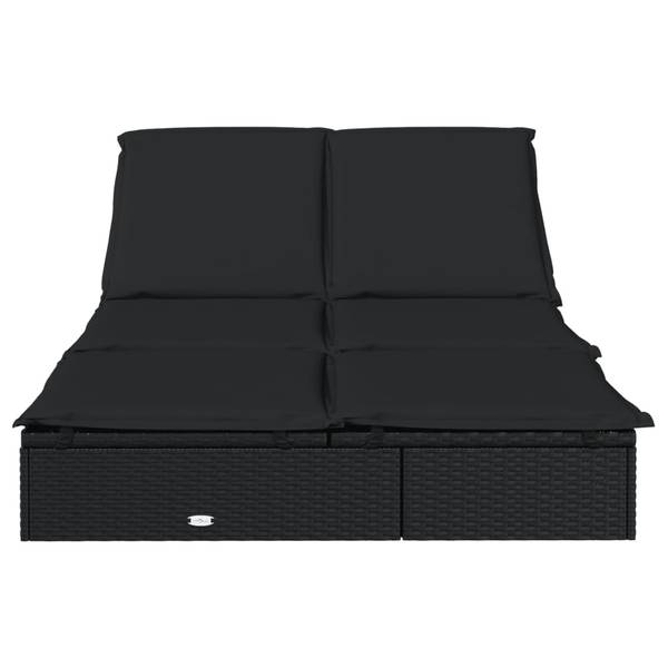 Sonnenliege 3032640 Schwarz