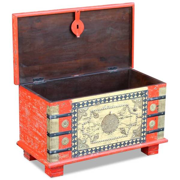Opbergkist 292563 rood - mango - 40 x 45 x 80 cm