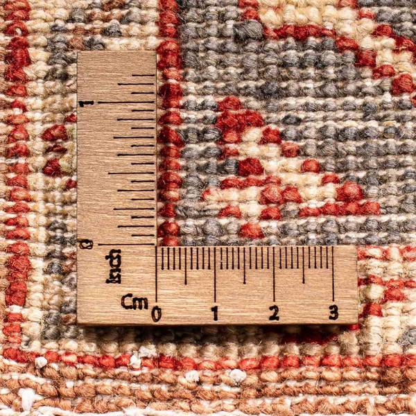 Orientteppich Oriental Orange - Wolle - 80 x 1 x 122 cm