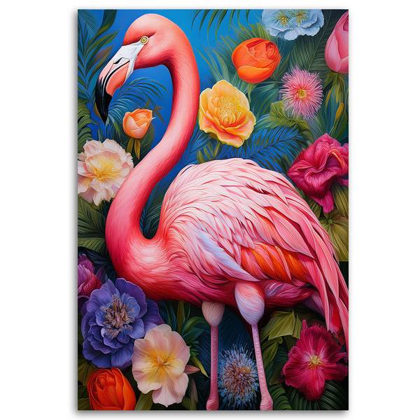 Wandbild Vogel 70 x 100 cm
