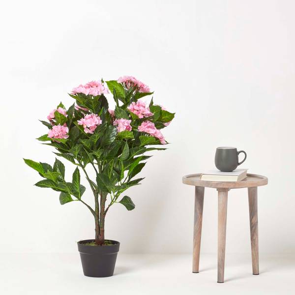 Kunstpflanze Hortensie Pink