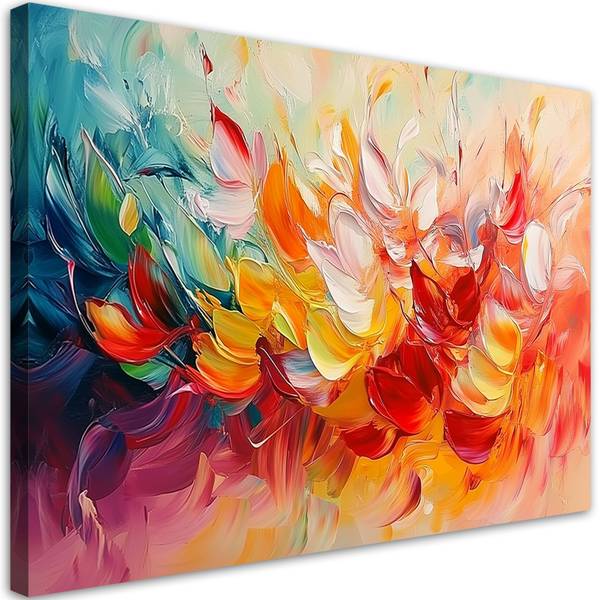 Tableau déco Fleur 120 x 80 cm