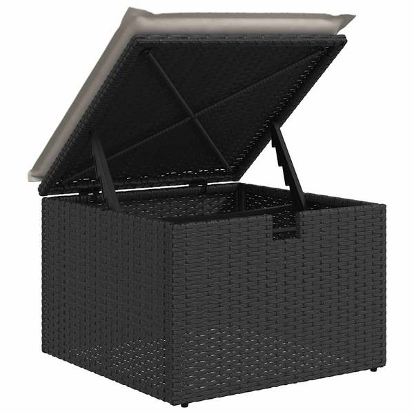 Garten-Lounge-Set 3036453-4 7-teilig Schwarz - Creme