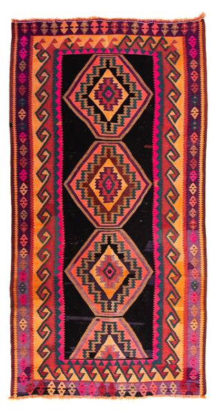 Orientteppich Läufer Oriental Wolle - 160 x 1 x 310 cm
