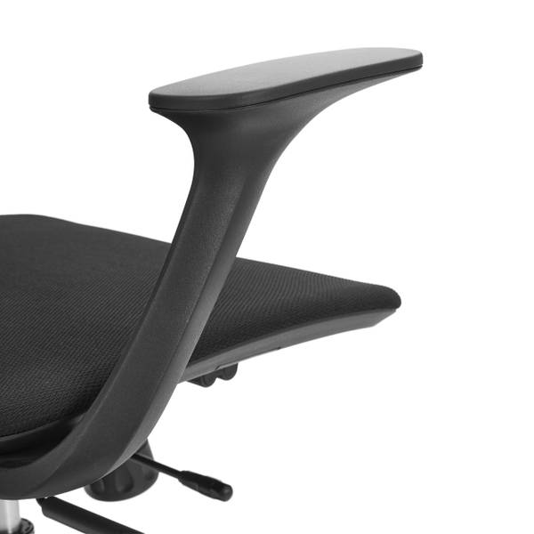 Bürostuhl Malio Schwarz - Polyester - 68 x 114 x 63 cm