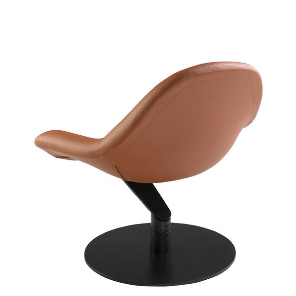 Drehbarer Sessel 5116 Braun - Kunstleder - Kunstharz - Vinyl - 86 x 79 x 83 cm