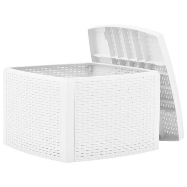 Gartentisch 3000771 Weiß - Polypropylen - 54 x 37 x 54 cm
