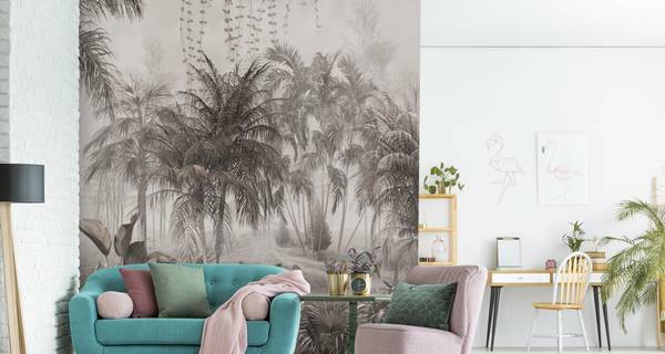 Vlies-Fotobehang JUNGLE In Vintage Stijl 460 x 300 x 300 cm