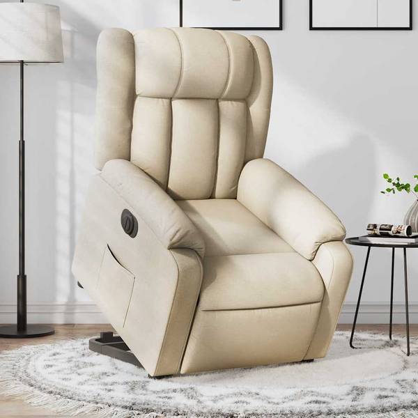 Fauteuil inclinable levage 3032399-3 Crème - Blanc
