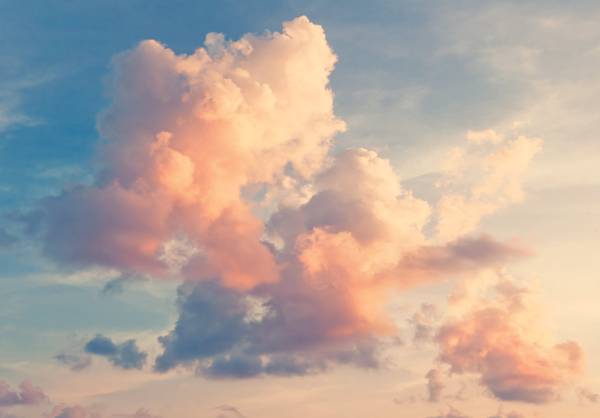 Vlies Fototapete Wolken Himmel Kinder 254 x 184 cm