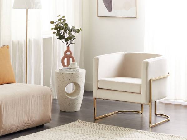 Sessel SIRKKA Beige - Gold