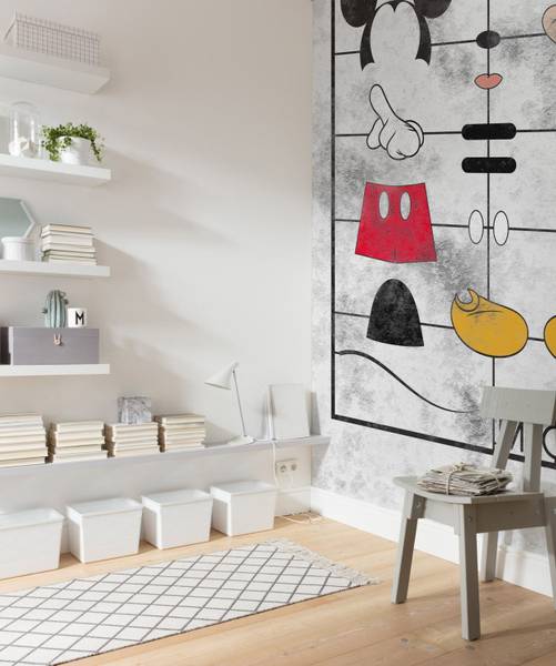Fototapete 612736 Grau - Papier - 200 x 280 x 200 cm